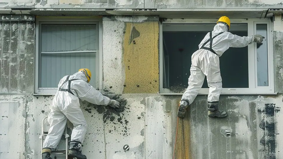 Illustrative professional asbestos-related building work. Not an AAG worksite or a verified local provider.