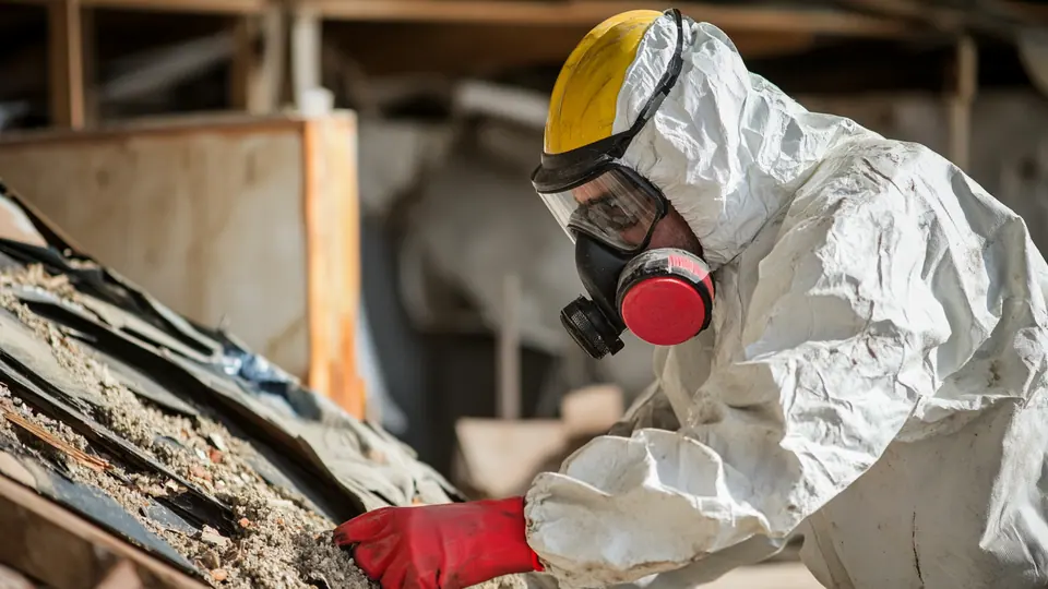 Illustrative professional asbestos-related building work. Not an AAG worksite or a verified local provider.