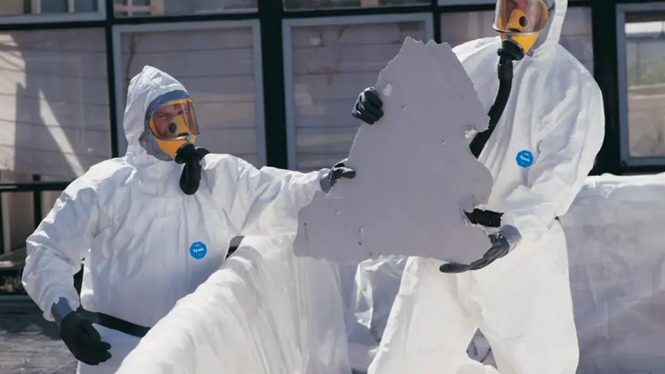 Illustrative professional asbestos-related building work. Not an AAG worksite or a verified local provider.