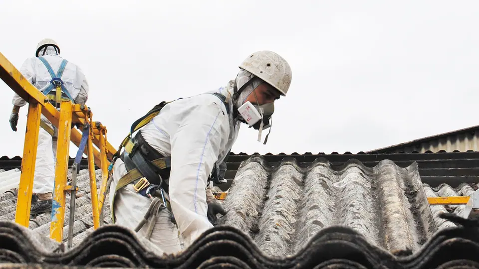 Illustrative professional asbestos-related building work. Not an AAG worksite or a verified local provider.